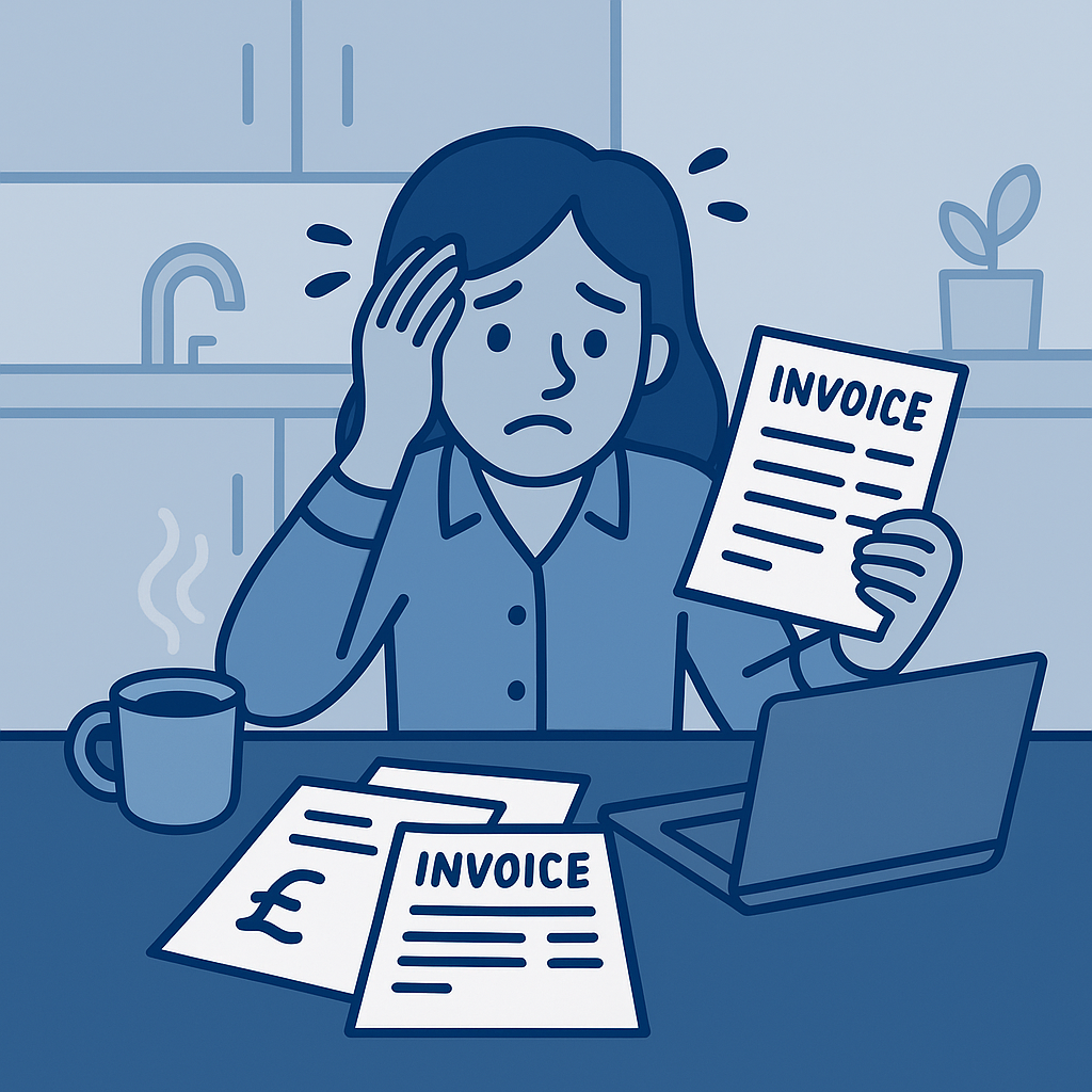 Overwhelmed with invoices